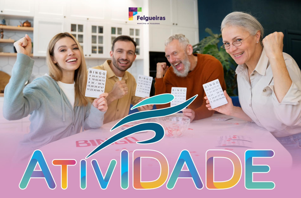 Cartaz do bingo do projeto AtivIDADE